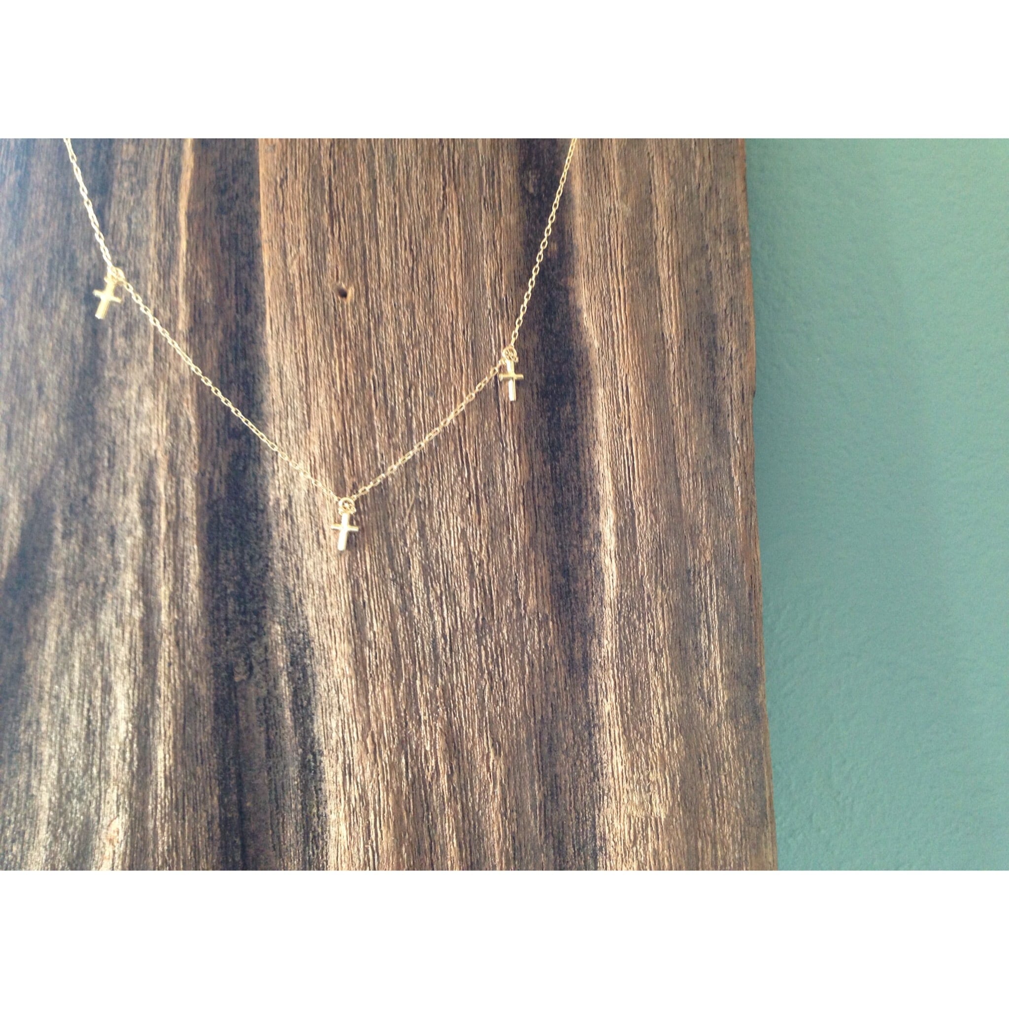 K18cross+++necklace