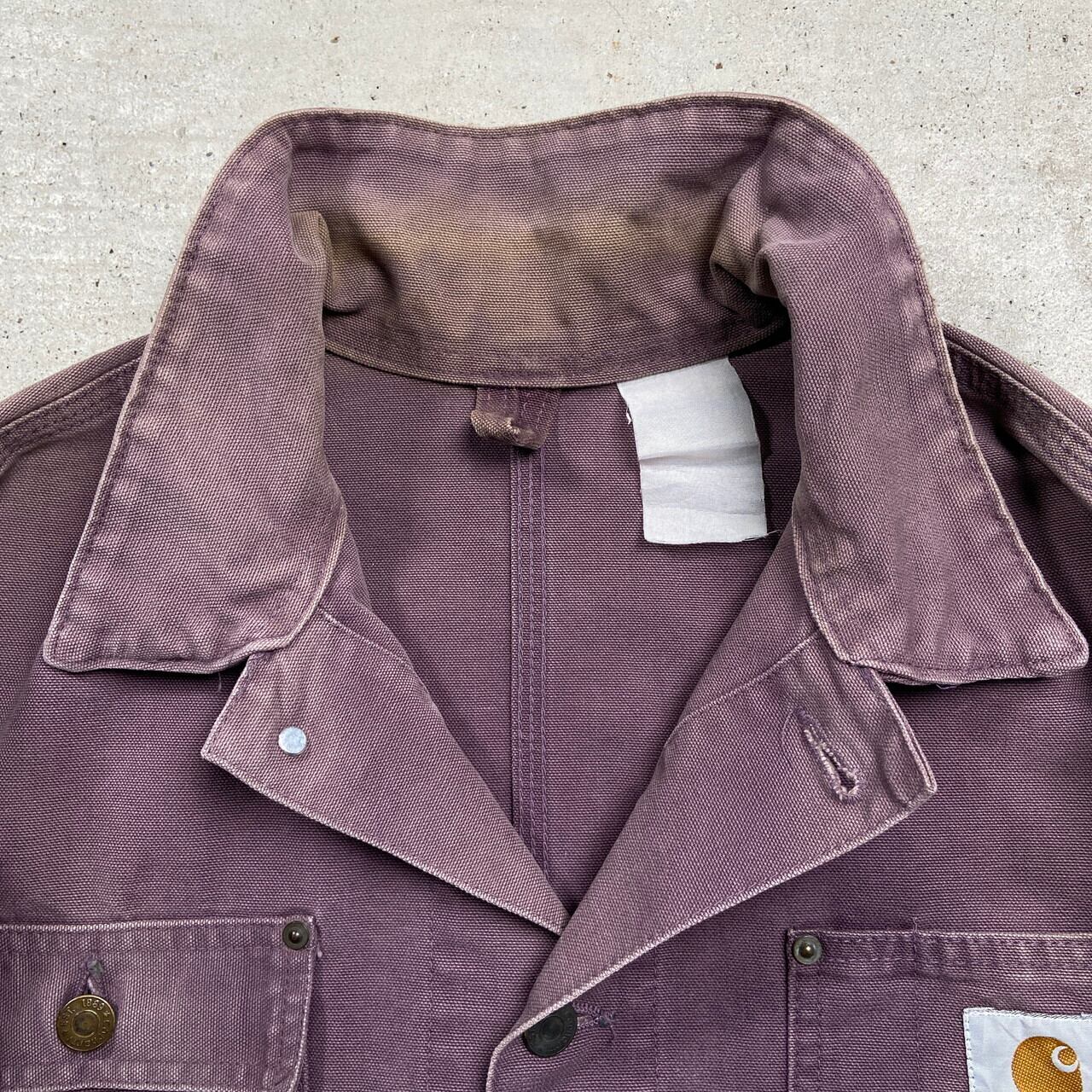90s Carhartt カーハート シエラジャケット 裏ボア パープル M Carhartt カーハート サンドストーンバークレージャケット ダック地