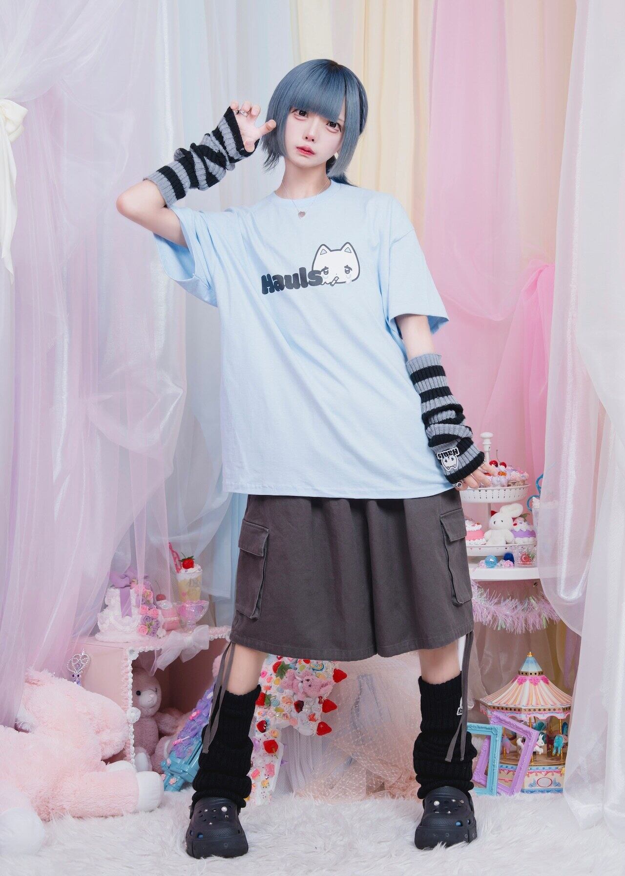 最強もこもこ♡レッグウォーマー(ブラック) | Hauls