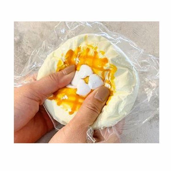 水感スクイーズ キャラメルパンケーキ 水系スクイーズ squishy