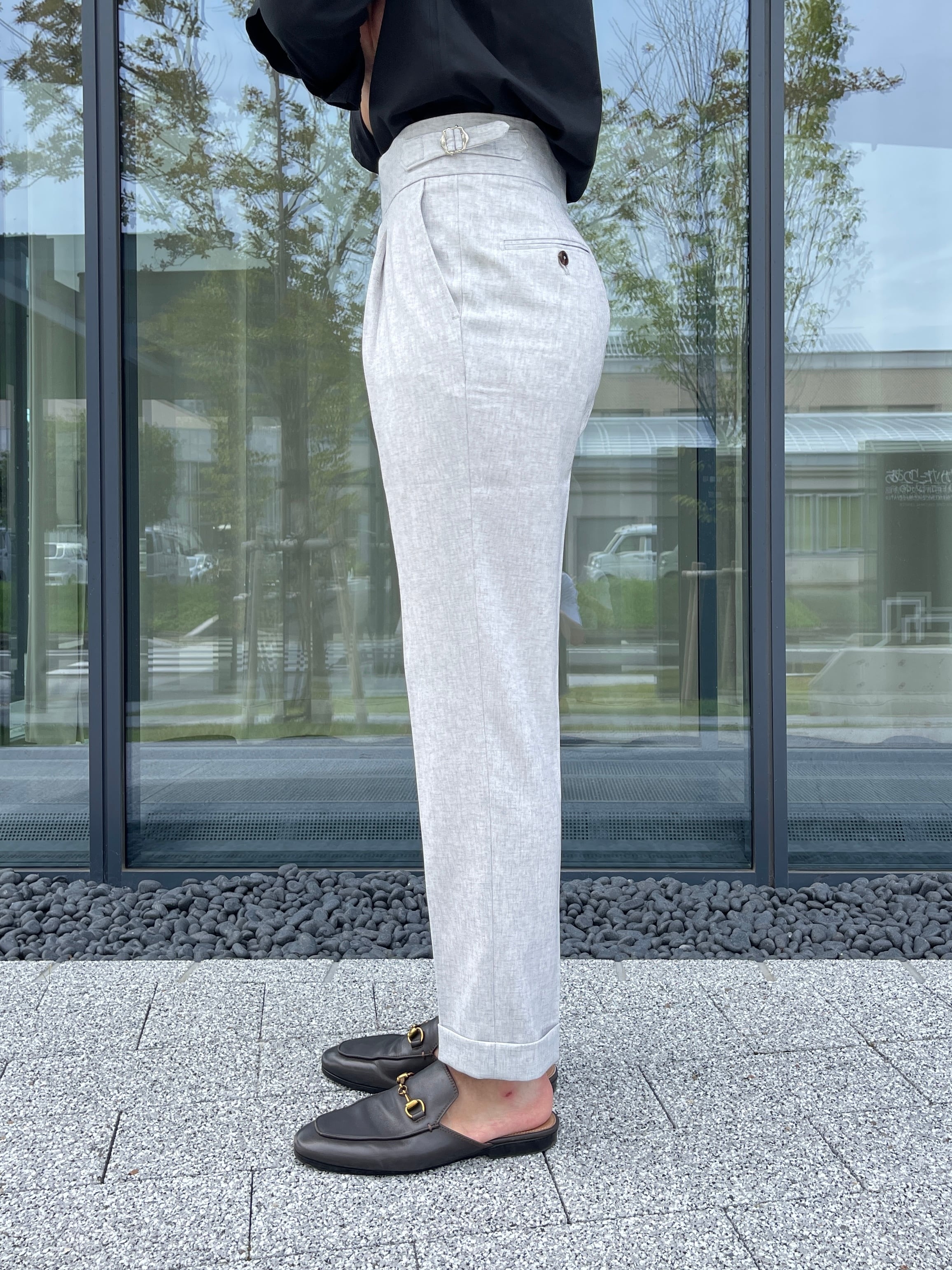 ワイドレンジ Wide Range デニムスラックス Wide Range ワイドレンジ