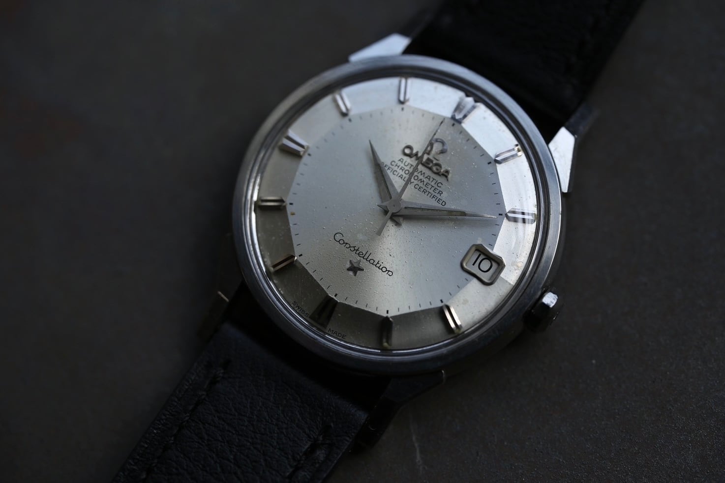 OMEGA】 1962年製 オメガ コンステレーション 12角 デイト バレット