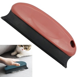 【人気】抜け毛取りブラシ 猫 犬 ペット毛 掃除ブラシ ペットコーム 布団 カーペットなどを掃除 ブルー ソファー ベッド Ocean blue (レッド)