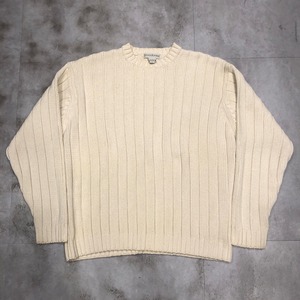 1990's BANANA REPUBLIC COTTON SWEATER  size : L