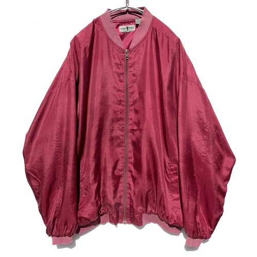 [ROBERT STOCK] Vintage Big Silhouette Silk Blouson Jacket [1990s-] Vintage Silk Jacket