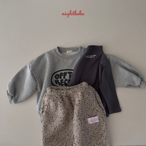 【night bebe】こんぺいとうパンツ90〜130cm ベージュ 241117