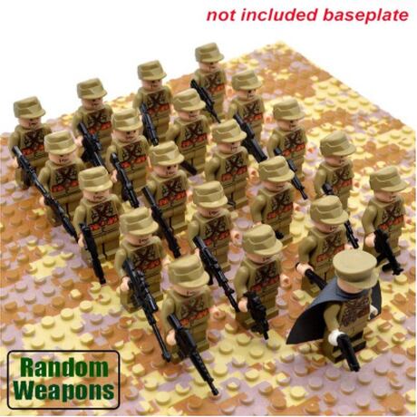 レゴ日本軍 兵士 ミニフィグ 大量50体 武器 レゴ互換 軍隊 Happy Hobby インポートセレクトショップ