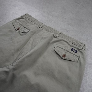 90s DOCKERS  CHINO TROUSERS Flat-front W35L27相当 古着