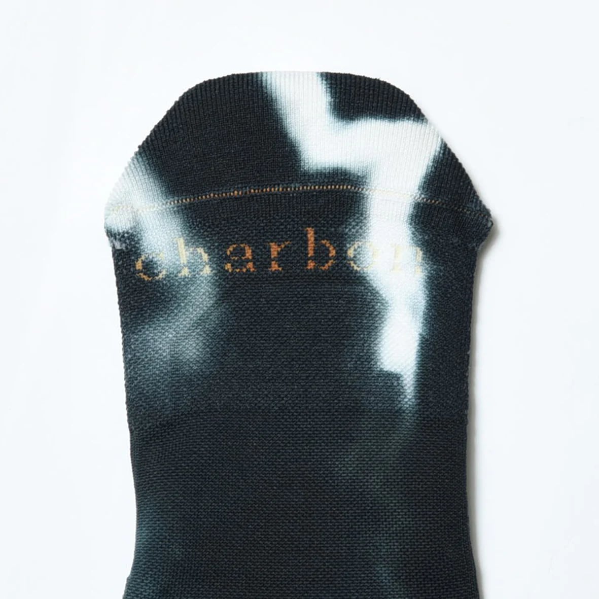 charbon / MARBLE SOCKS(BLK×WHT) | 道がまっすぐ