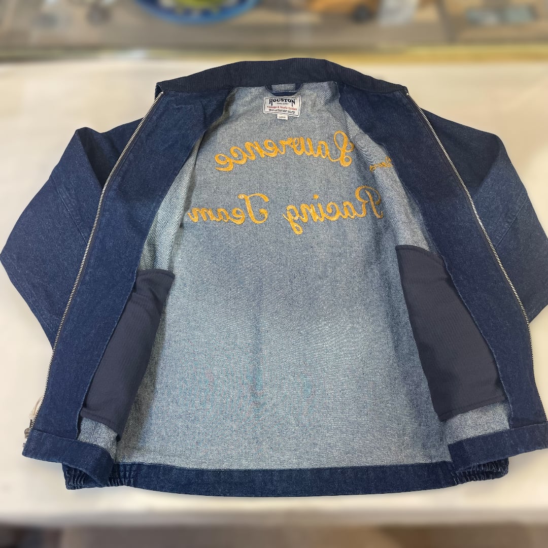 HOUSTON/ヒューストン 51563 DENIM HARRINGTON JACKET / デニム