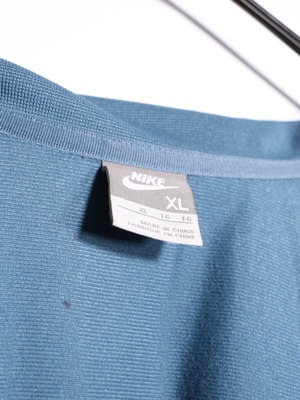 “NIKE” two-tone blue track jacket