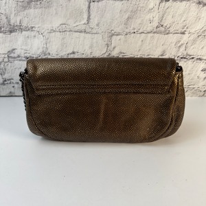 【最終処分SALE】CHANEL シャネル ココマーク ハーフムーン カーフスキン ショルダーバッグ ブラウン A-8861