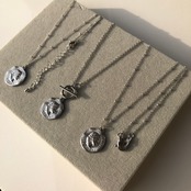 ［3種類から選べる］コイン　シルバー ネックレス