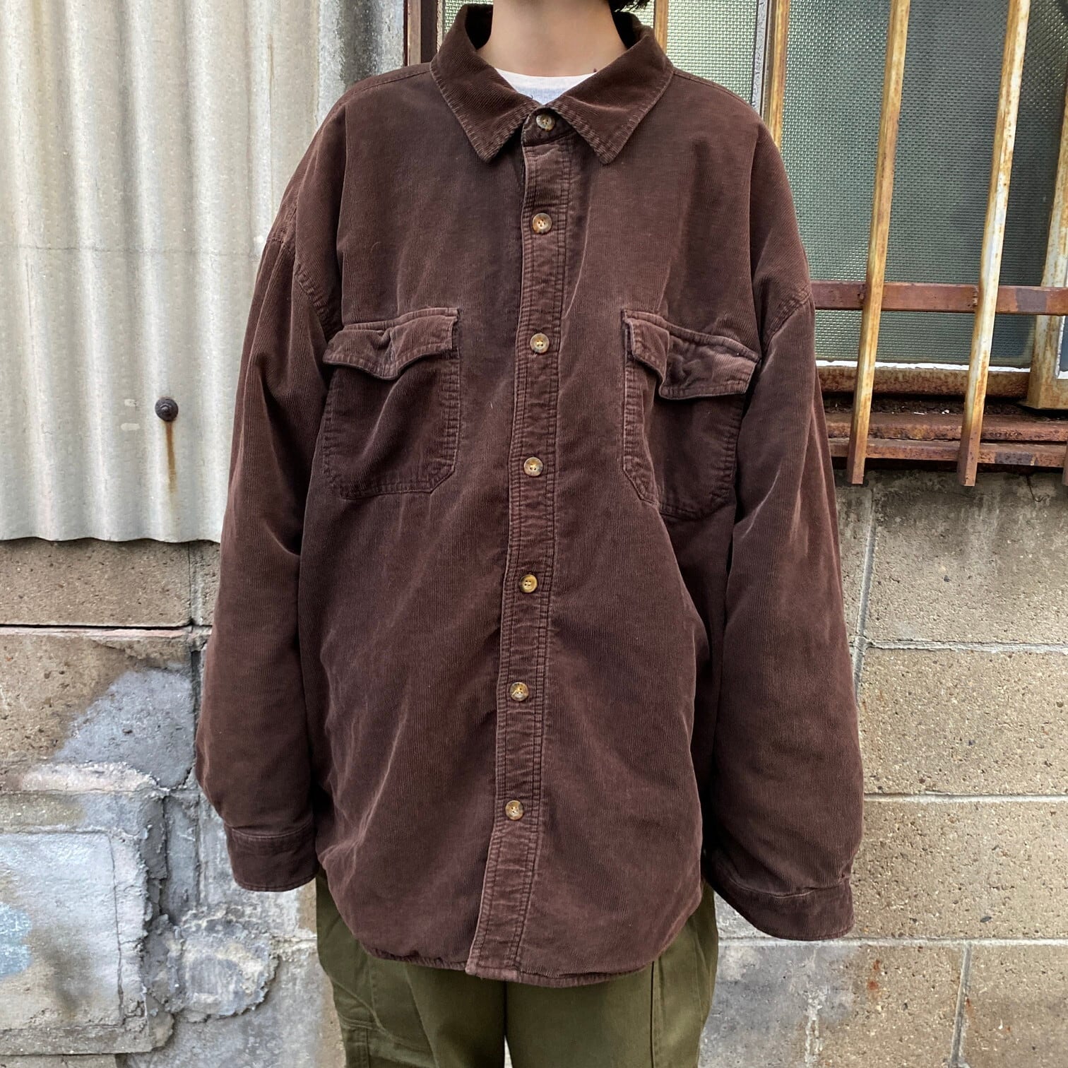 美品 USA製 リーバイス コーデュロイ ジャケット 【42】 ブラウン 茶色 中古・古着通販】LEVI'S (リーバイス) 襟コーデュロイジャケット