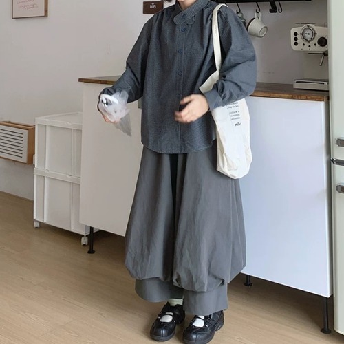 バルーンカフスパンツ ・12521