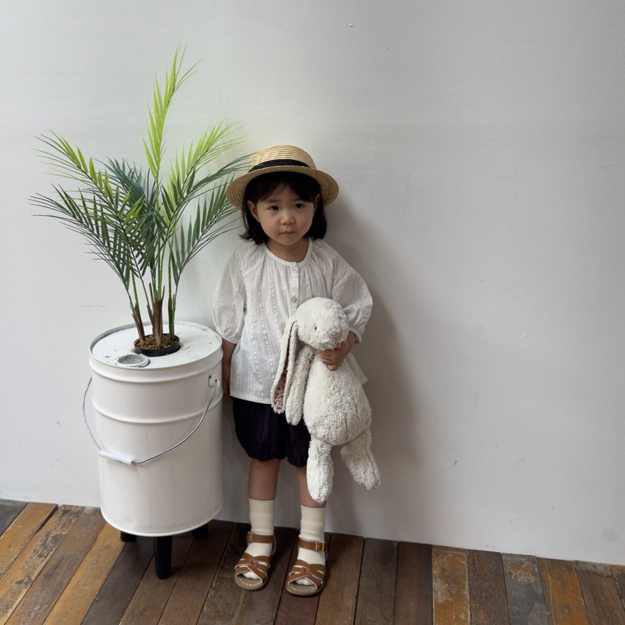 【ONU】パンプキンパンツ アイボリー 80〜120cm 240525 - 15