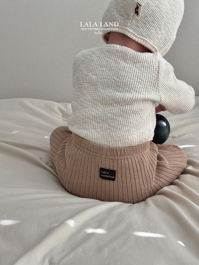 【予約】Peach Ribbed Tee