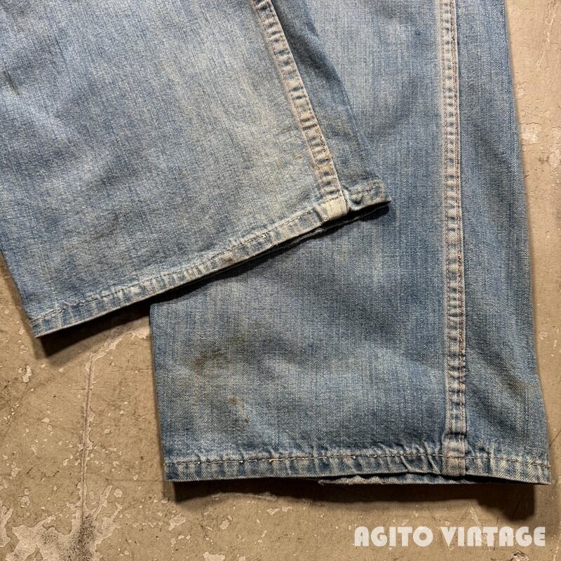 た*ま様 40s ヴィンテージ ペインターデニム ペインターパンツ 股リベあり 40's~ Model モデル デニムペインターパンツ ワークパンツ UFOリベット
