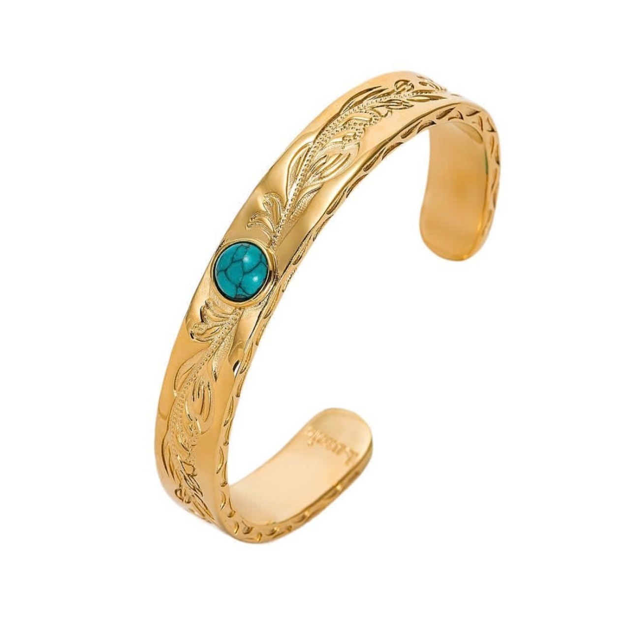 HAWAIIAN TURQUOISE BRACELET GOLD