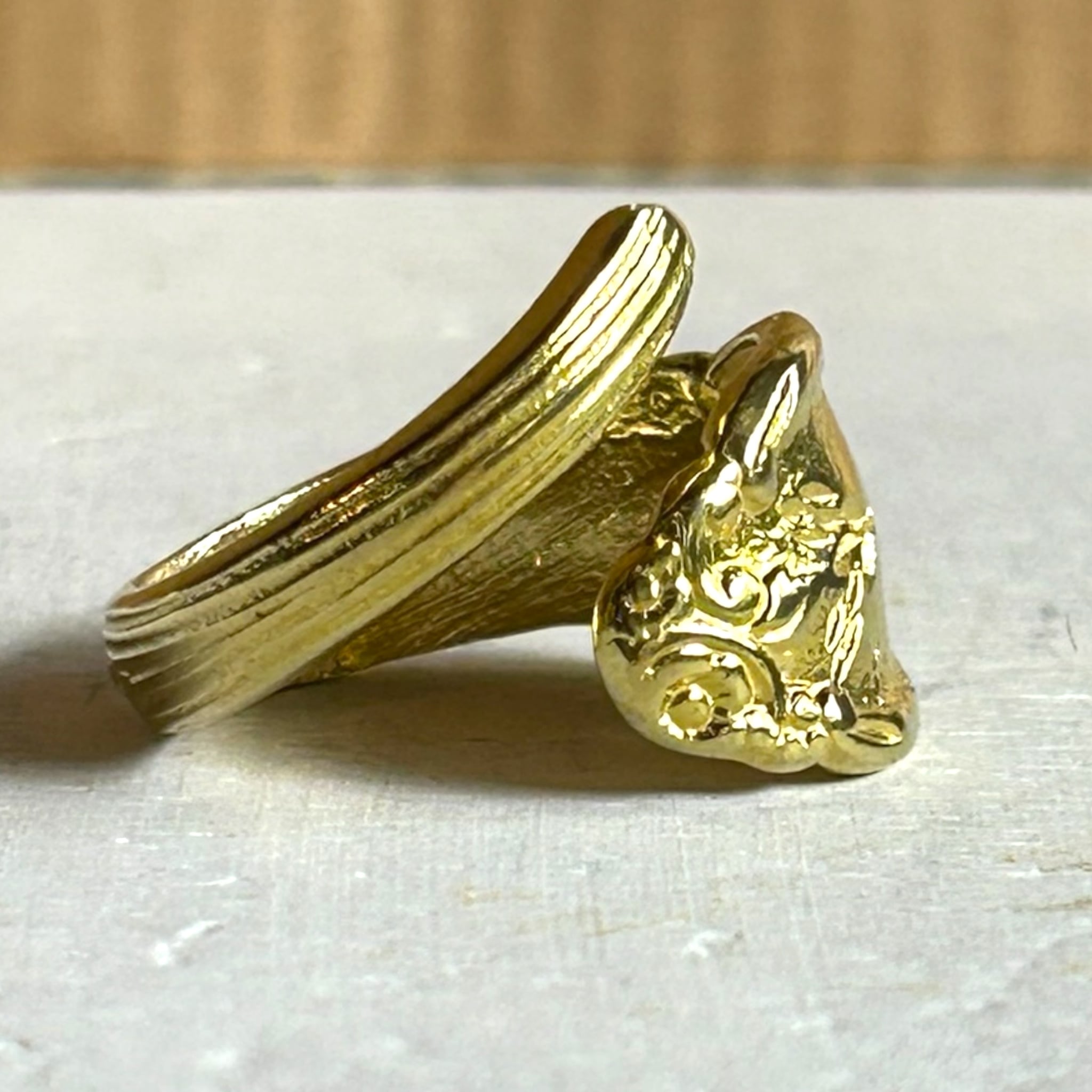 2024新作】 【欧州航路】ラップスプーンリング GOLD | Atelier Citron