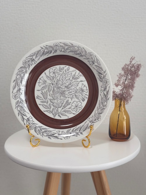 【Vintage】Gefle (ｹﾞﾌﾚ)/Fontana(ﾌｫﾝﾀﾅ) Plate / Sweden