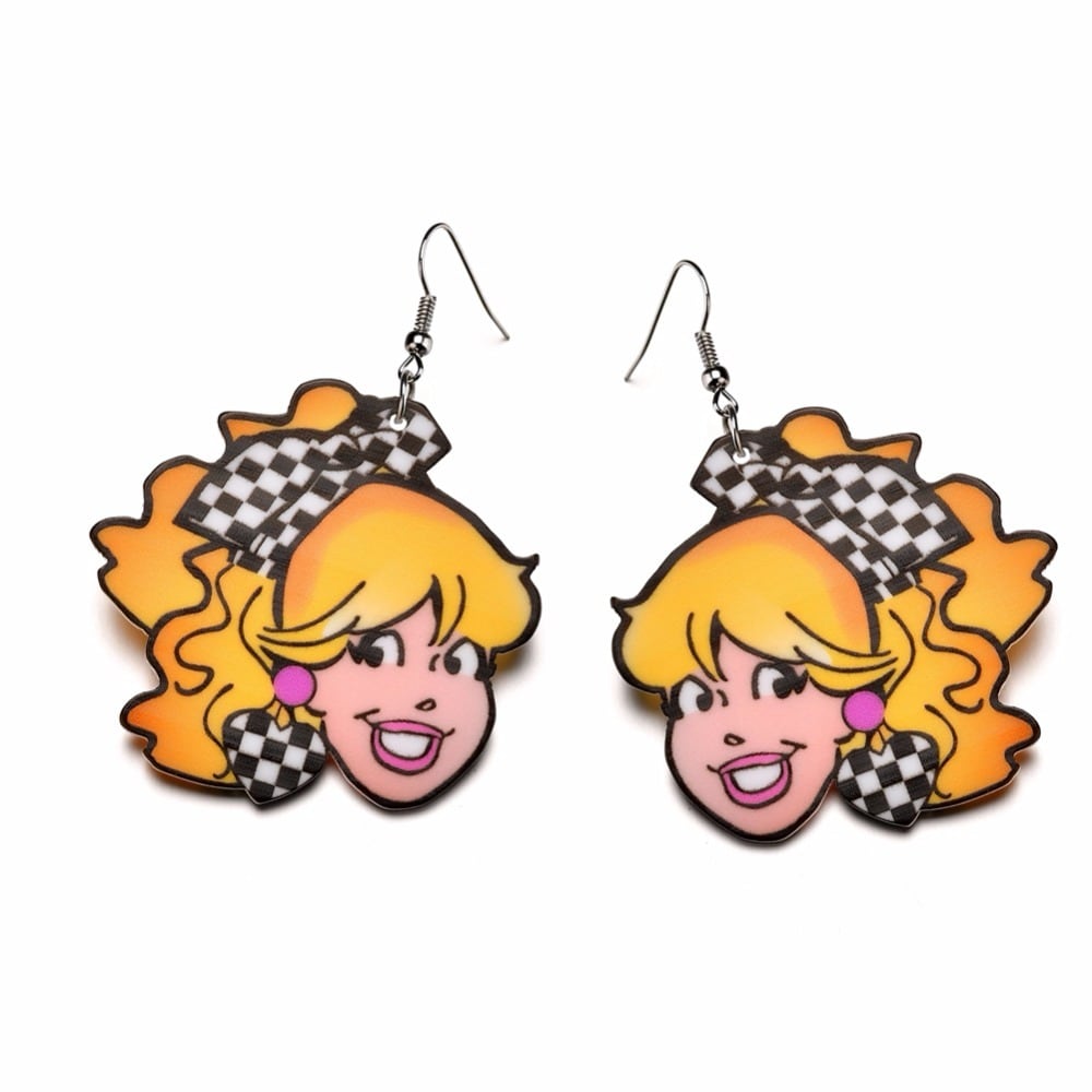 "Kelly" ”ケリー” ピアス イヤリング アメコミ