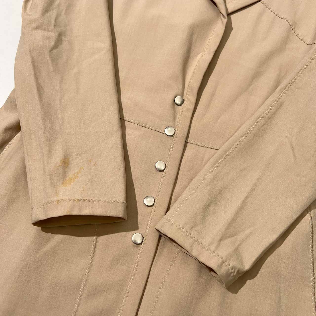 イタリア製 CESARE FABBRI チェザレファブリ ストレッチ レーヨン ジャケット 40 /レディース/エストネーション