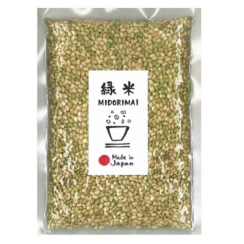 緑米(みどりまい) 1kg 国産 古代米 もち種 雑穀屋穂の香