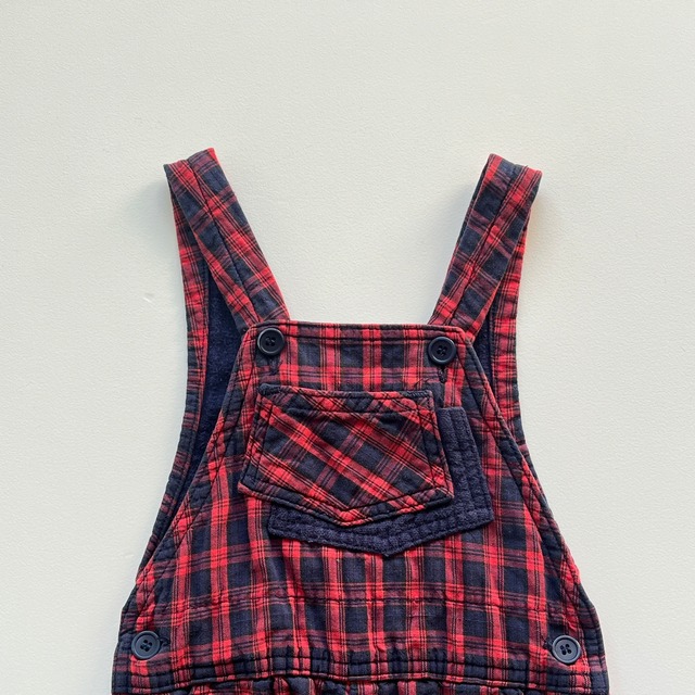 【3T】 vintage  overall 　/　Red　check　B2-13