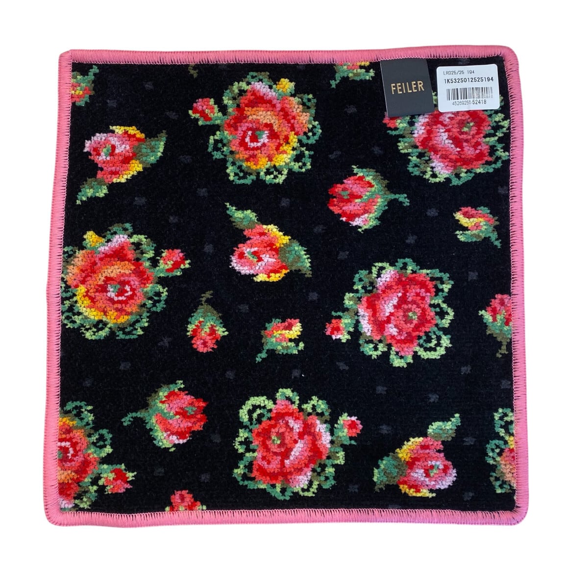 FEILER フェイラー タオルハンカチ 25cm レーシーローズドット LACY