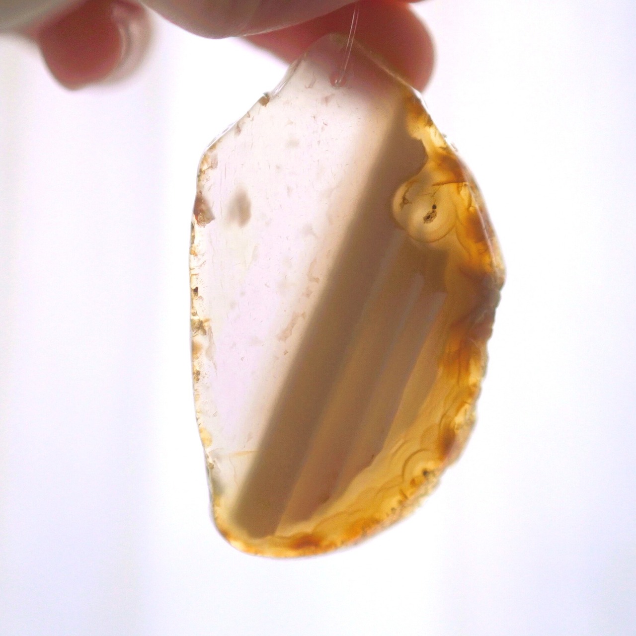 White Memory - アゲートヒーリングチャイム / Agate Sun Catcher Wind Chime 252