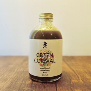 手作りハーブコーディアル GREEN CORDIAL【キウイ 小松菜 ペパーミント】250ml 