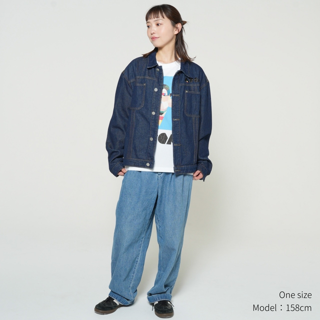 Spectrum Shishu Denim JKT "ATOM" feat.MonkeyDesign【S.BLUE】