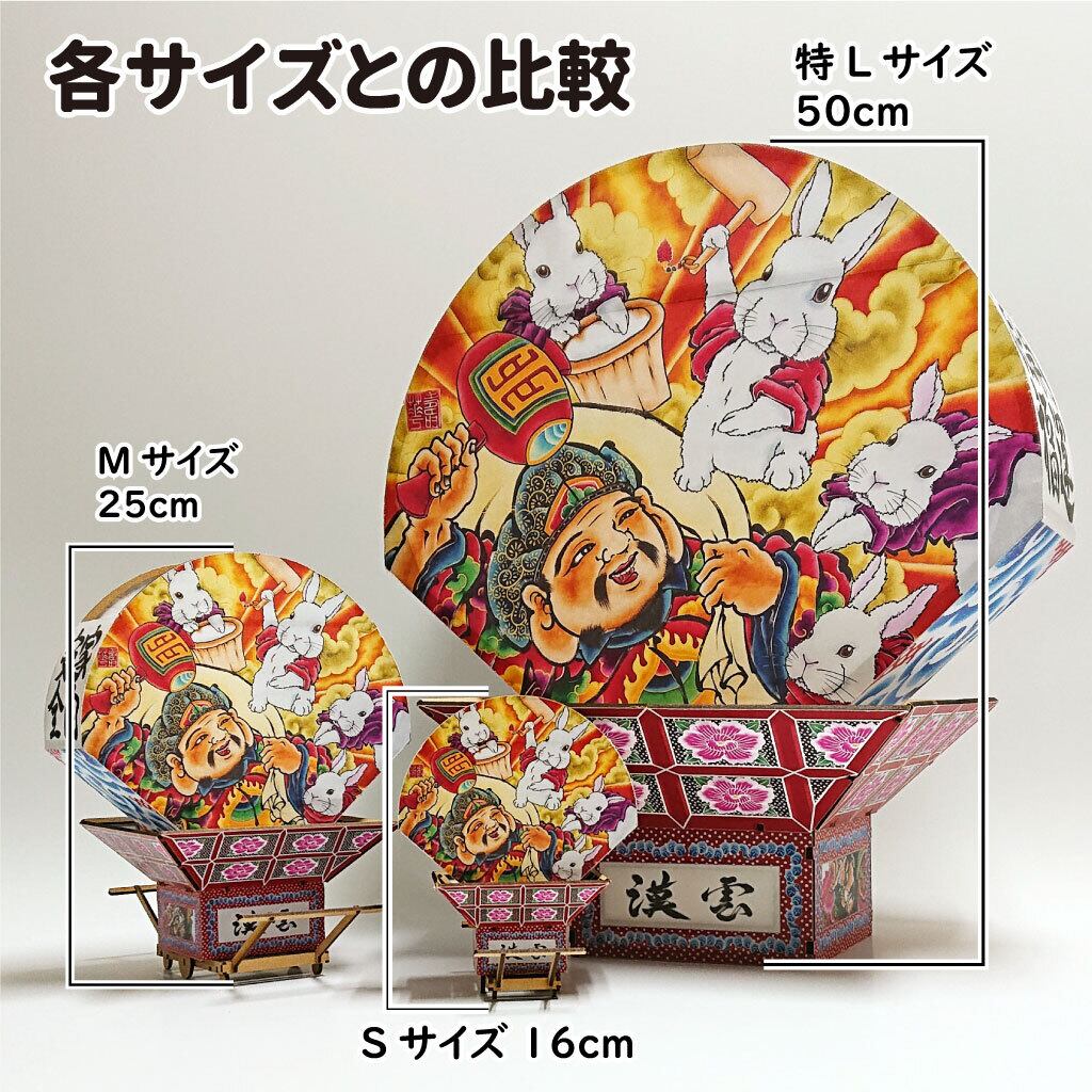 卯年絵柄同封！ねぷたクラフトキット（S）大黒 兎と吉祥を招く | 簡単