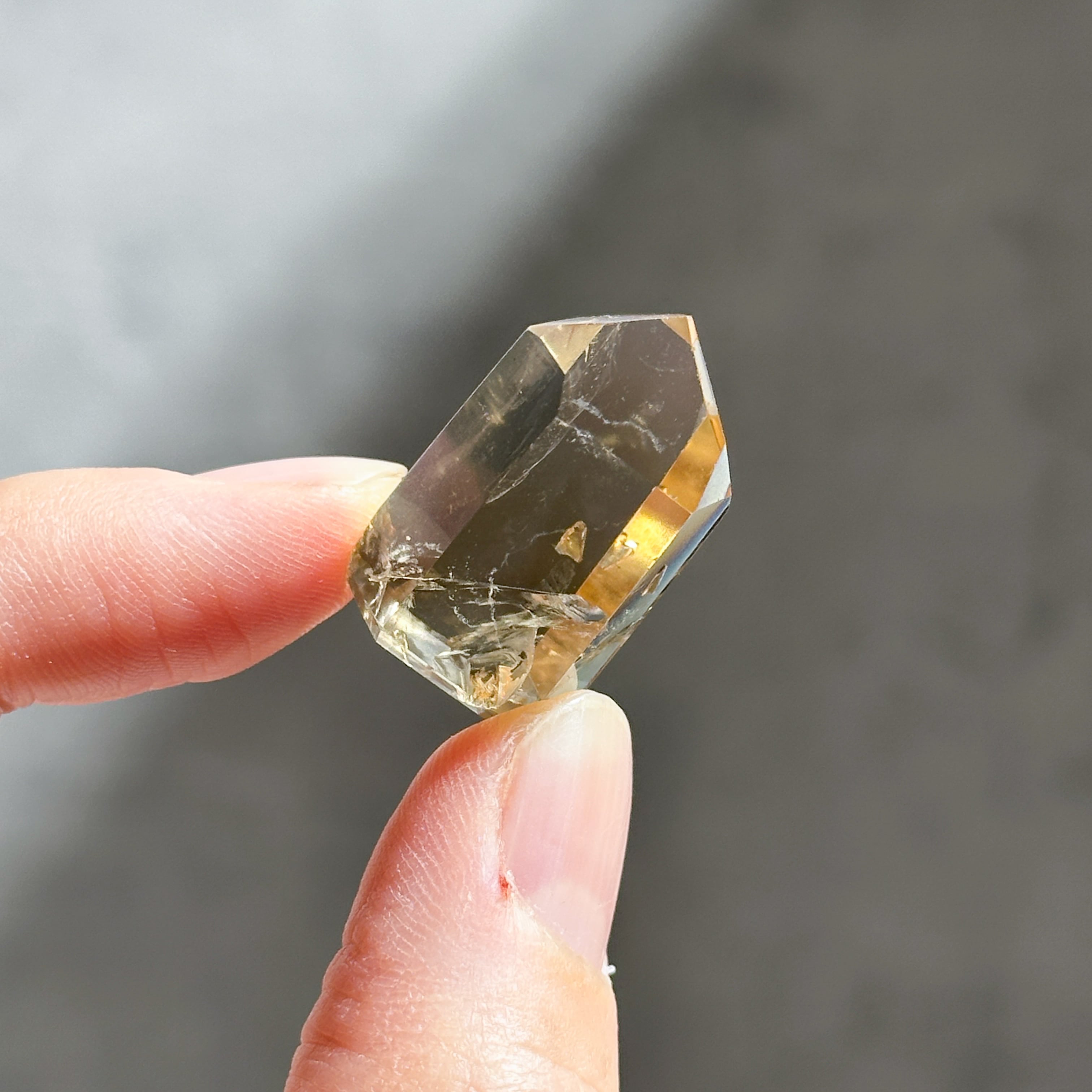 シトリン（黄水晶） タワー3個set 14◇ Citrine ◇ 天然石・鉱物