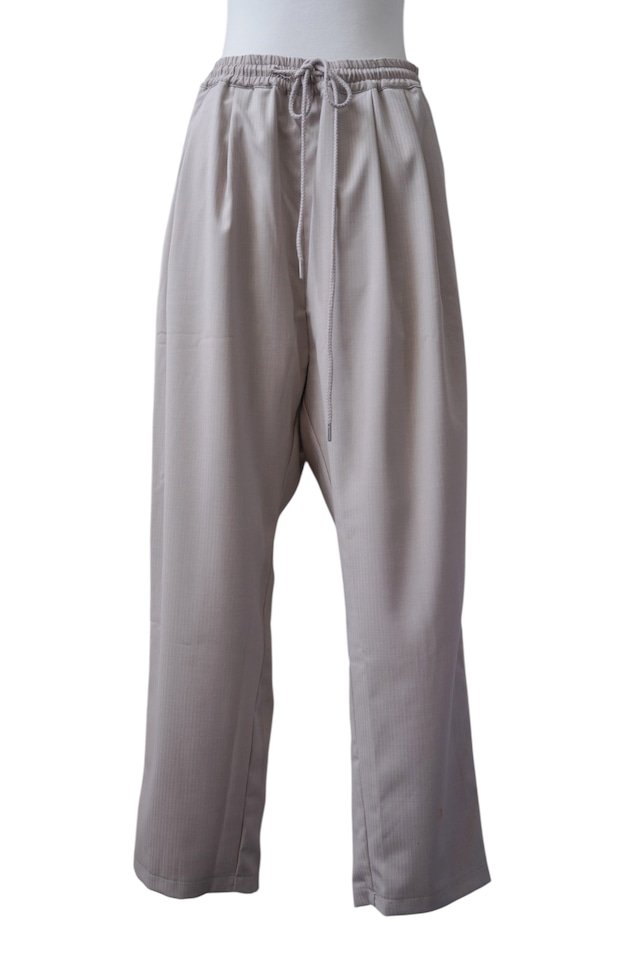 【BLACK FRIDAY30％off】【Nora Lily】Shadow Stripe Design Pants/ ベージュ