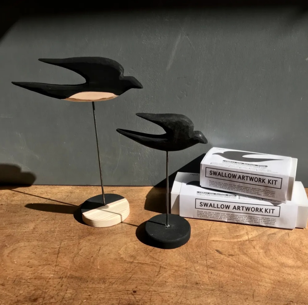 ツバメのオブジェを作る ツバメのアートワークキット SWALLOW ARTWORK KIT