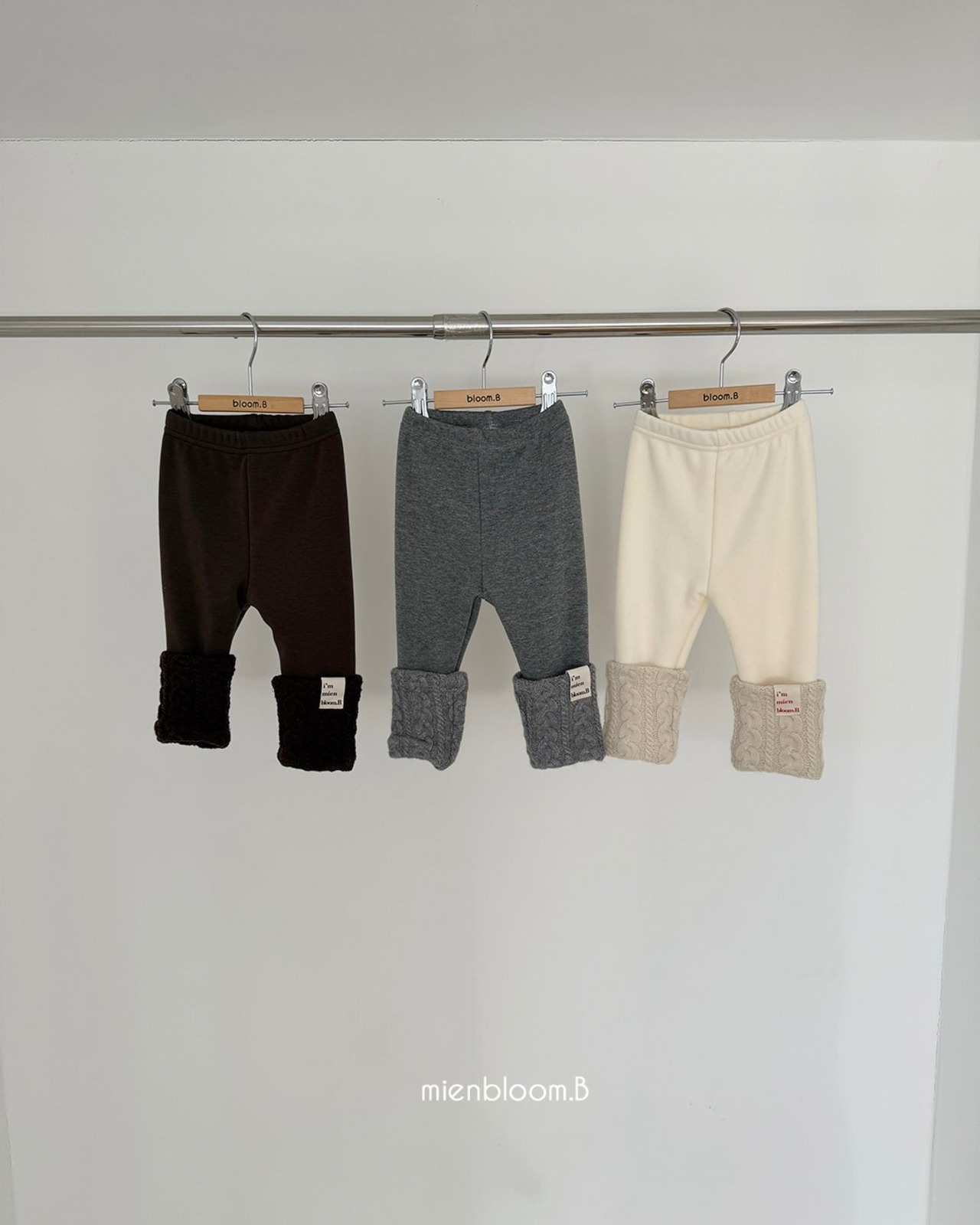 mien bloom B［取寄］mink knit leggings 26winter