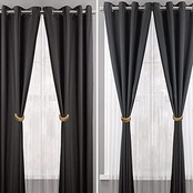 DFsucces カーテン タッセル マグネット 木製 リング型 アクセサリー 2個セット カーテン留め飾り 房掛け カーテンホルダー 窓装飾 留め具 取り付け簡単