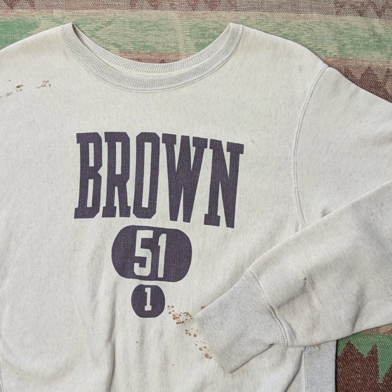 50s Champion REVERSE WEAVE Sweat Shirt / Two-Tone | Wonder Wear