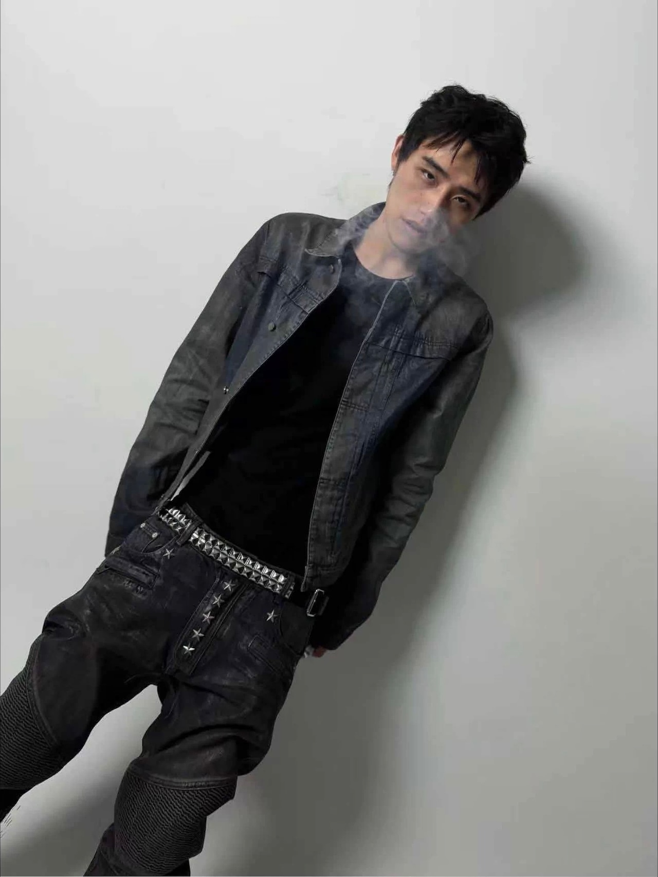 【CinderVein】Gradient Washed Denim Jacket
