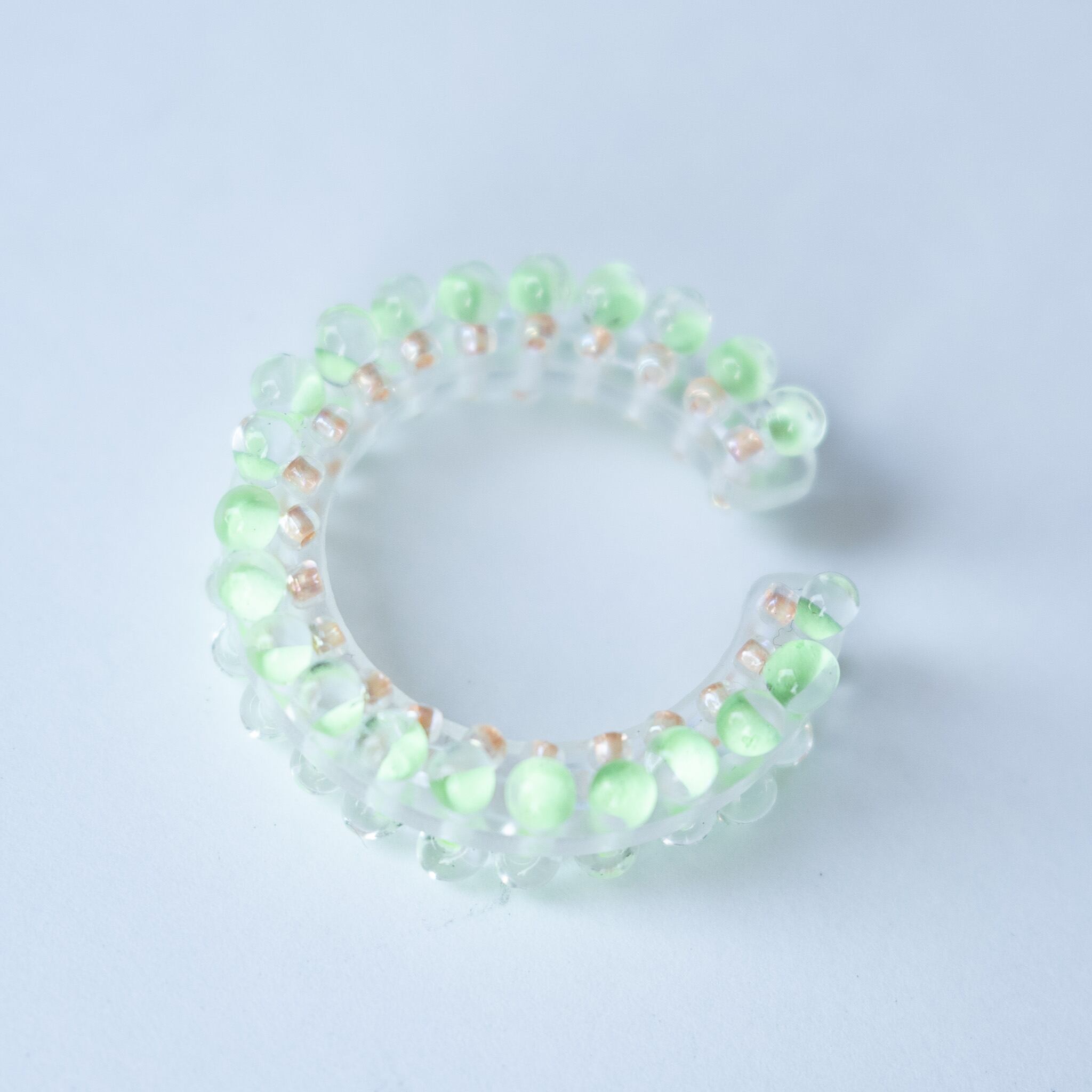 puzzle ring ear cuff L  [05]