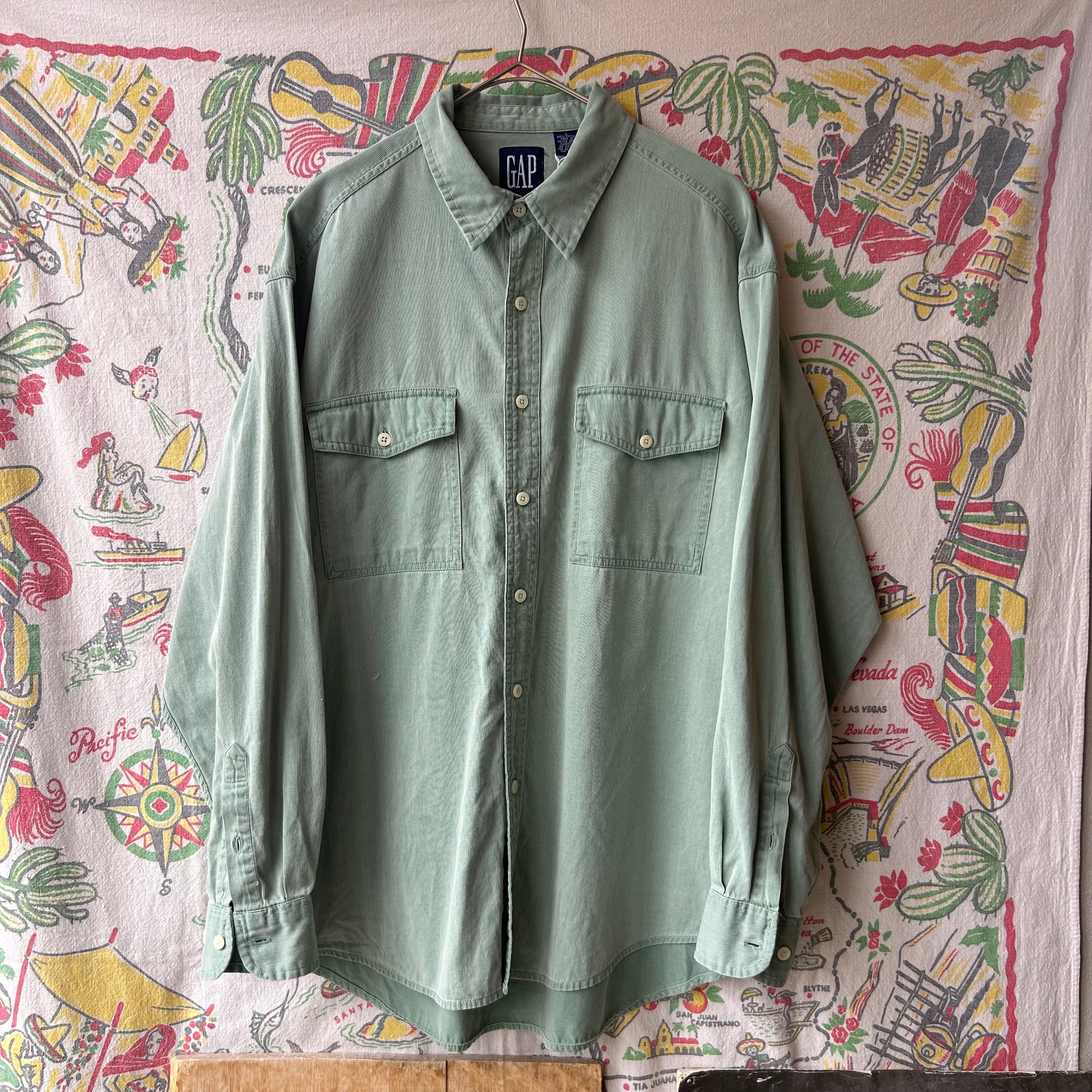 60s ARROW L/S Shadow Check Rayon Shirt / vintage ビンテージ 開襟