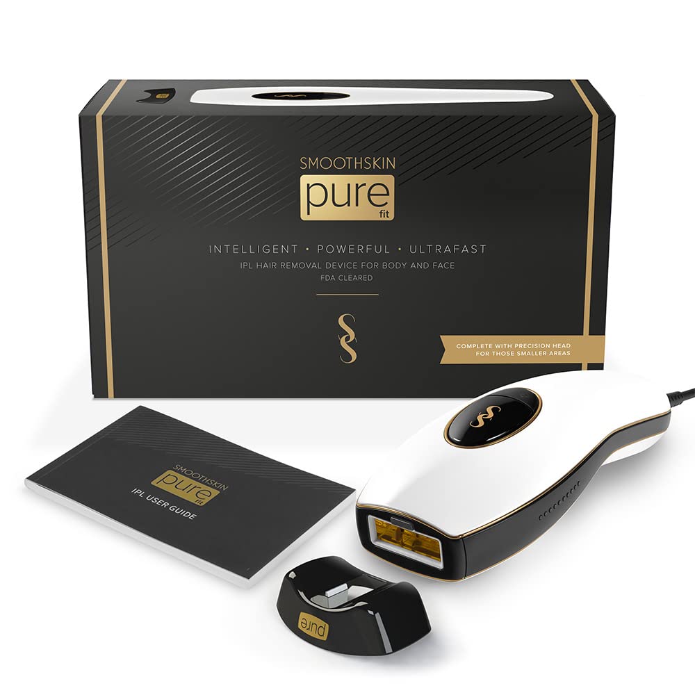 スムーズスキン pure fit 家庭用 光脱毛器 100万回照射 ヒゲ脱毛 産毛