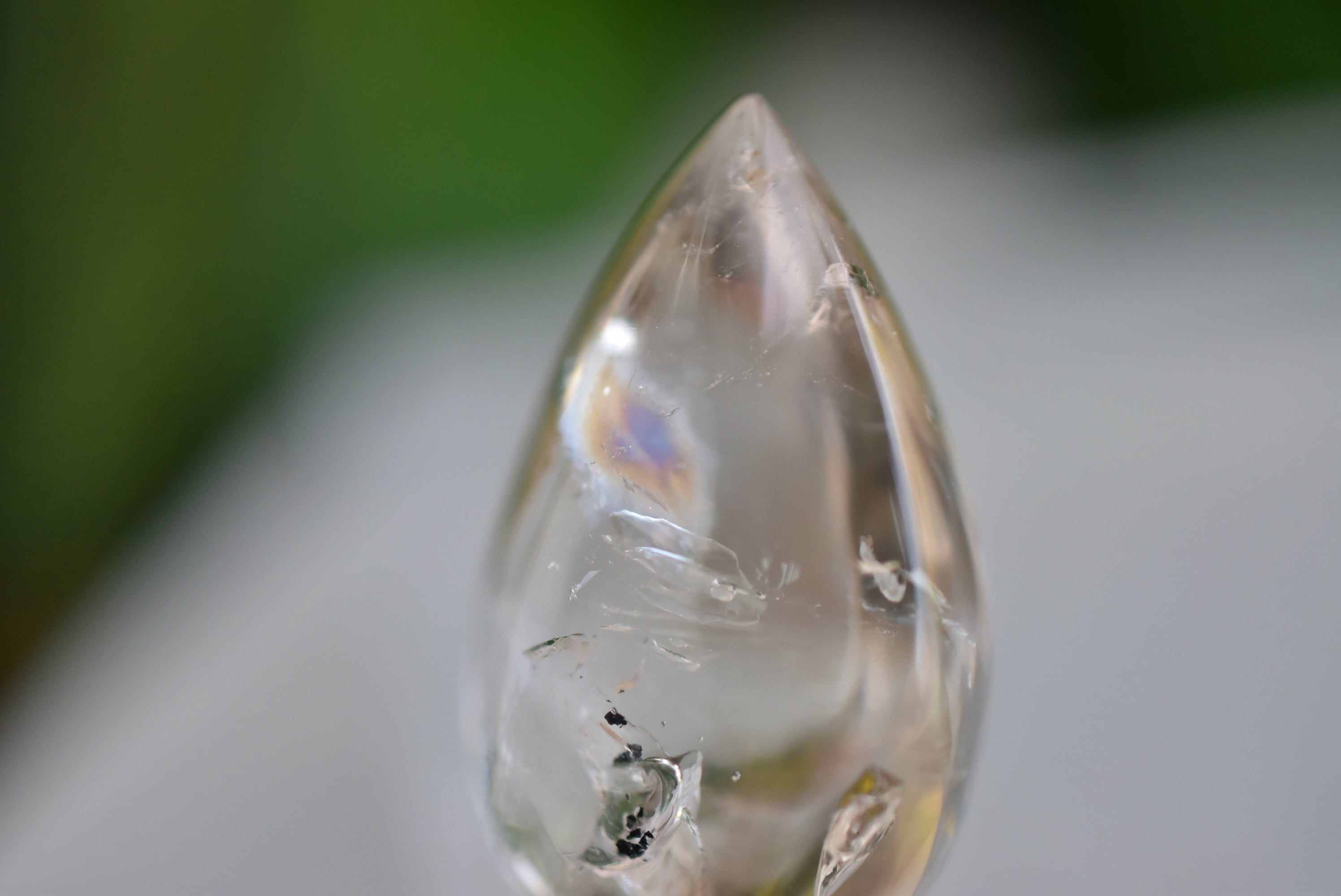 水が入った石 レア☆大きな気泡と水☆アメジストスーパーセブン☆水入り水晶 s1508