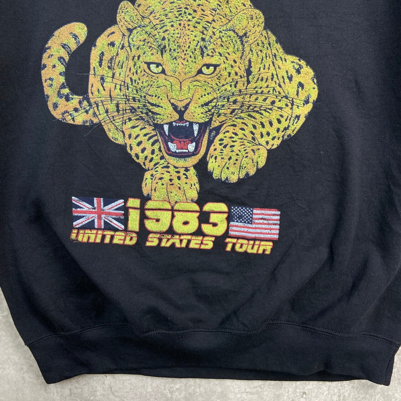 90s Def Leppard デフレパード プリントTシャツ USA製 炭黒 【公式通販】