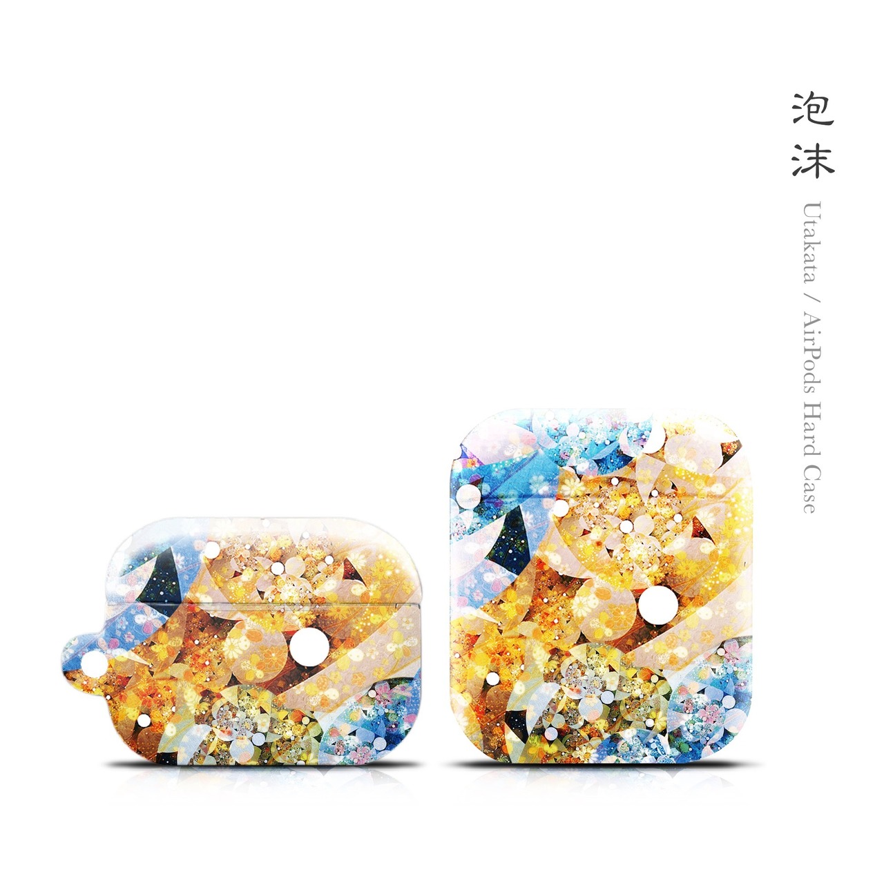 泡沫 - 和風 AirPodsケース