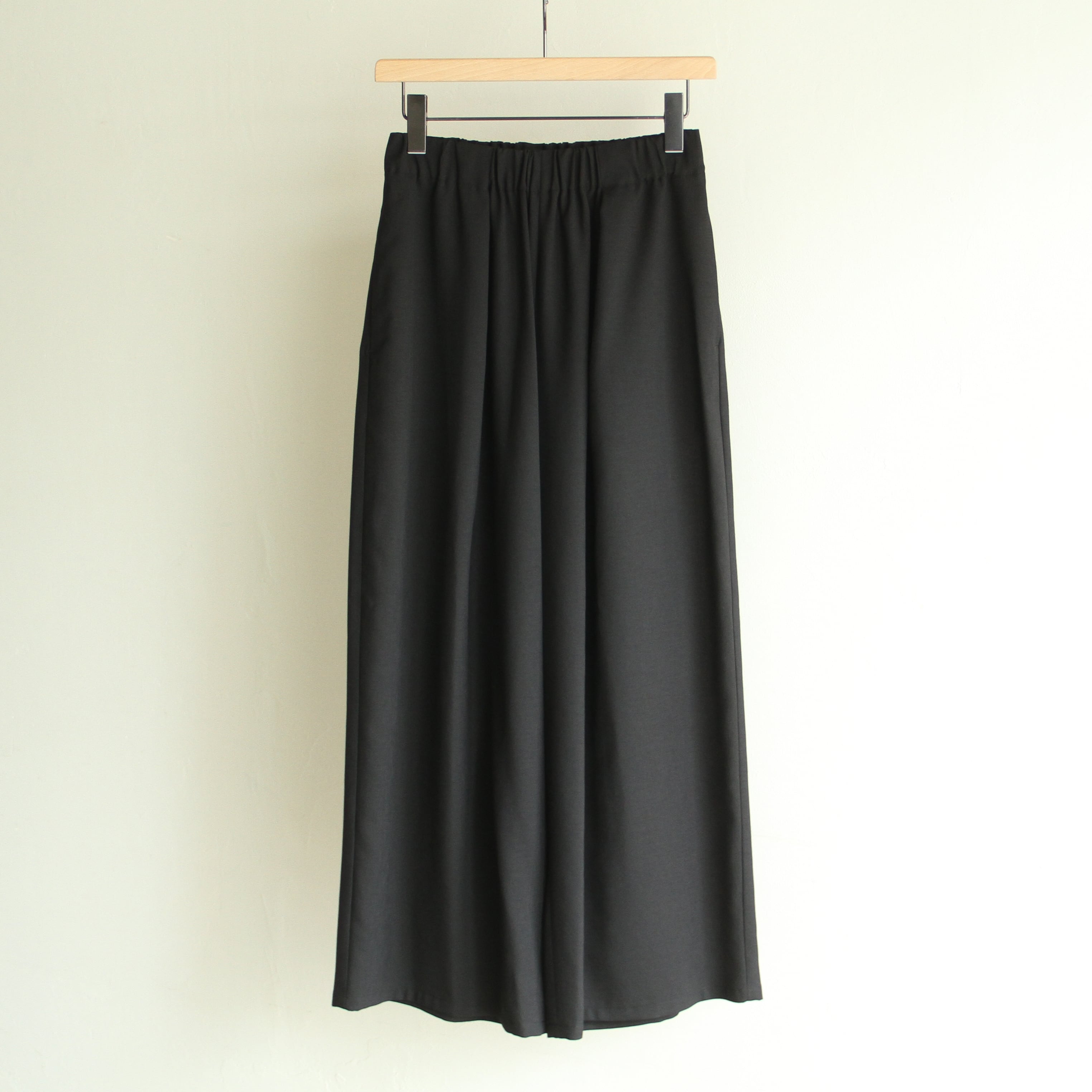 BLUE DE Geathered wide pants