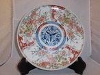 伊万里色絵唐獅子皿 Imari porcelain plate(Chinese lion)  