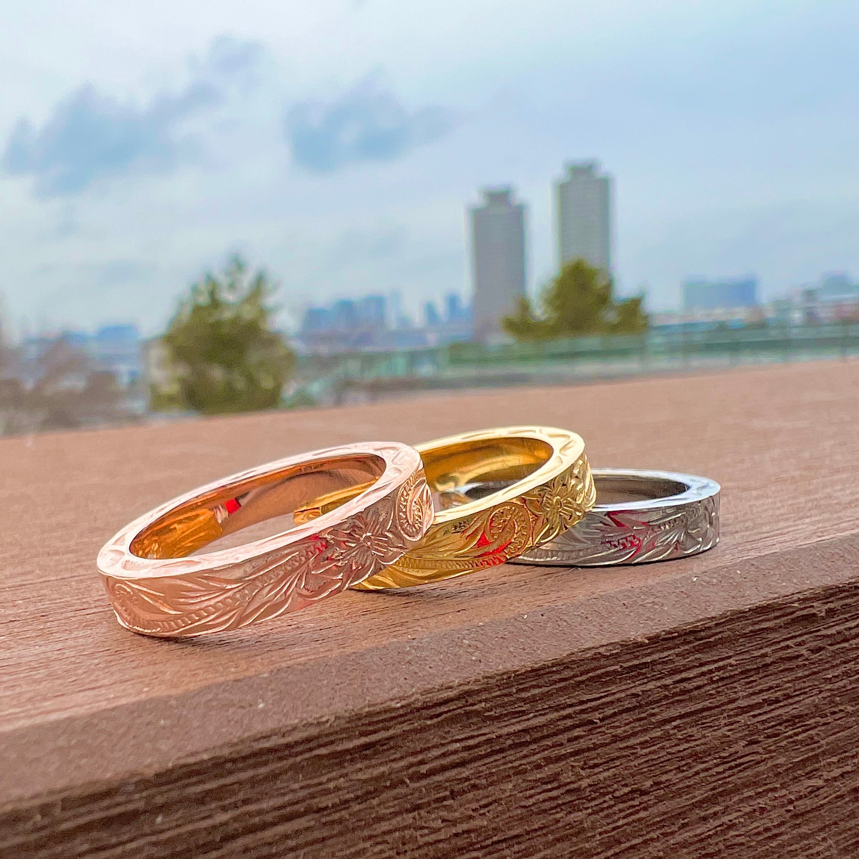 ハワイアン・フラット・リング | Lana Jewelry